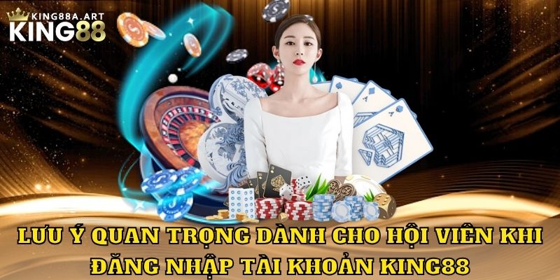 Lưu ý quan trọng dành cho hội viên khi đăng nhập King88